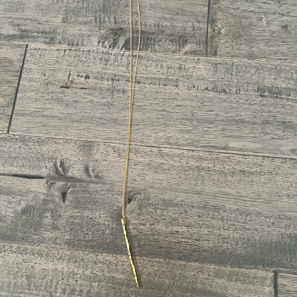 Gorjana Gold Bar Pendant Necklace